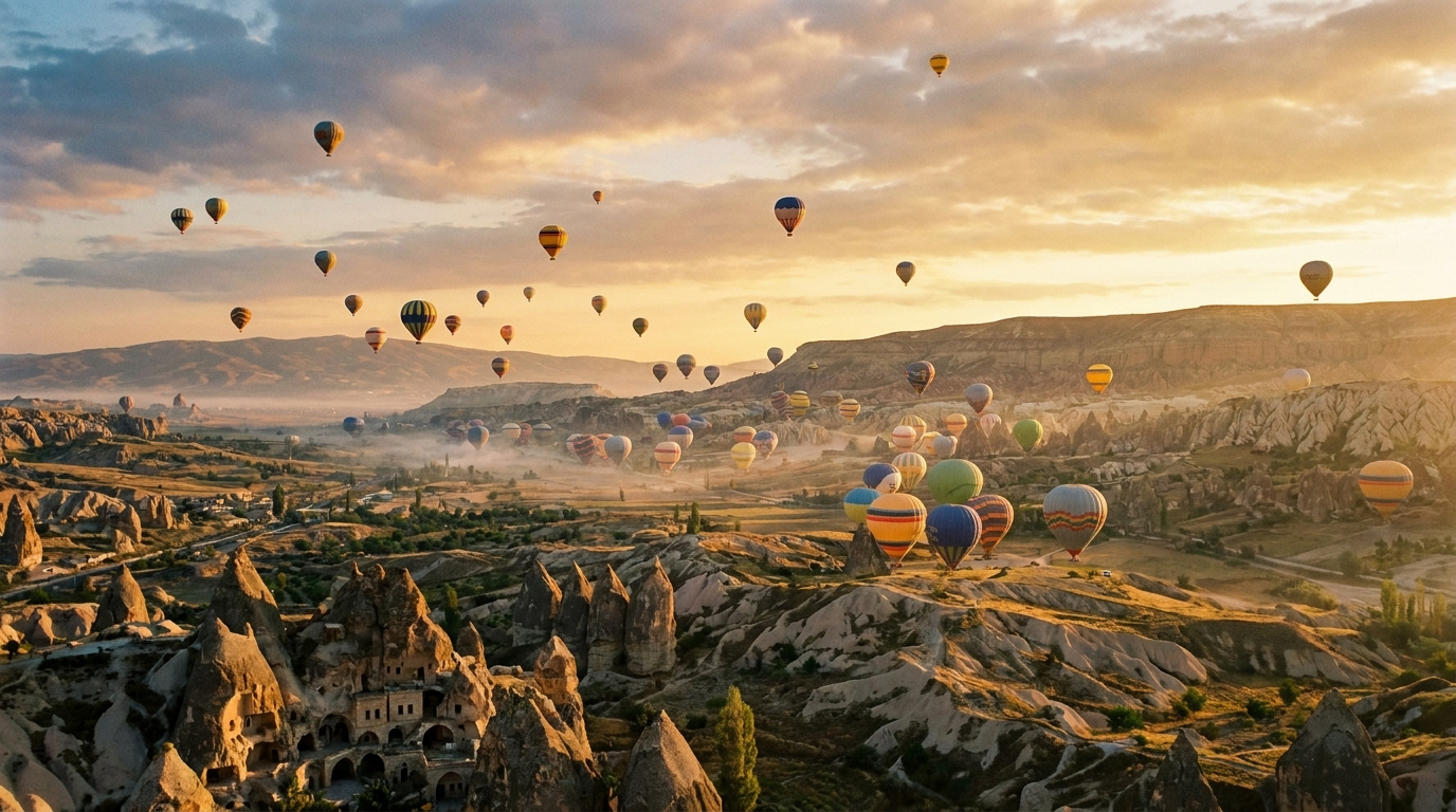 Kapadokya sıcak hava balonu turu